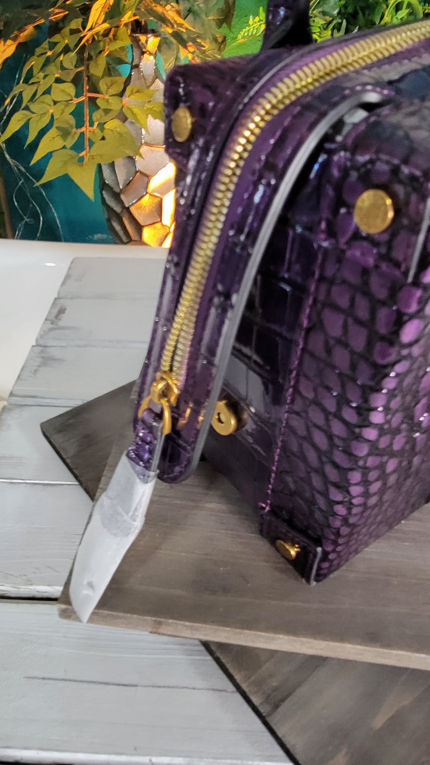 LunchBox Croc Purple