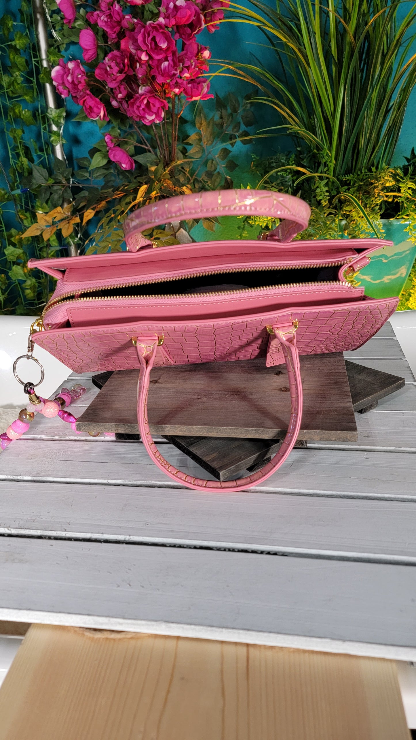 Barbie Croc bag in PINK