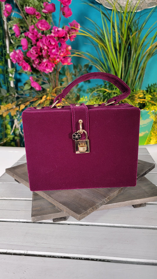 LunchBox Magenta Velvet