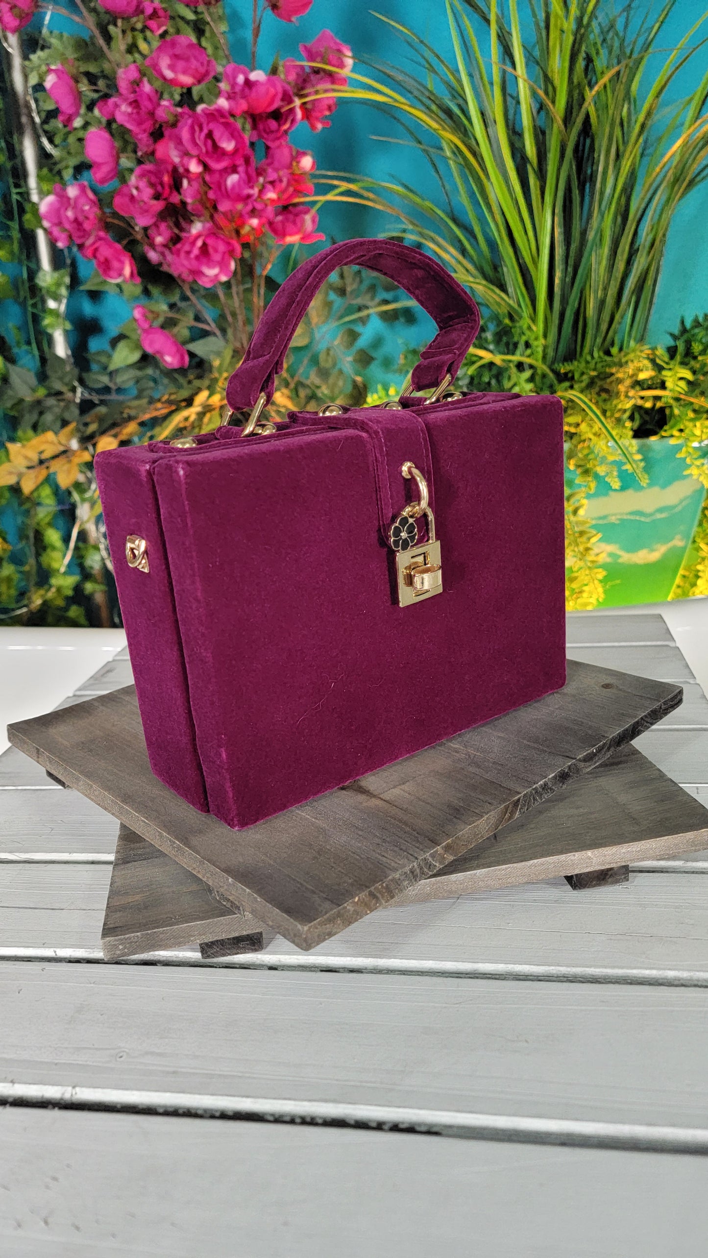 LunchBox Magenta Velvet