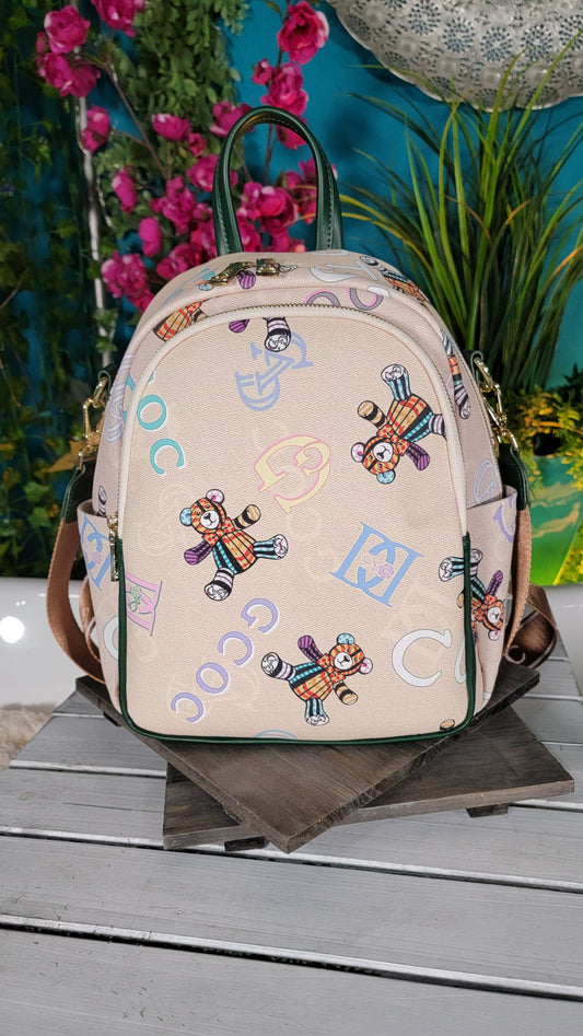 Plaid Bears BackPack