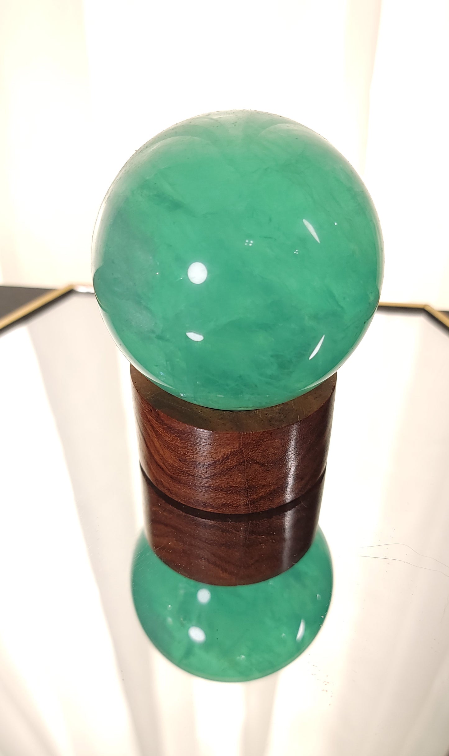 Green Flourite Sphere C