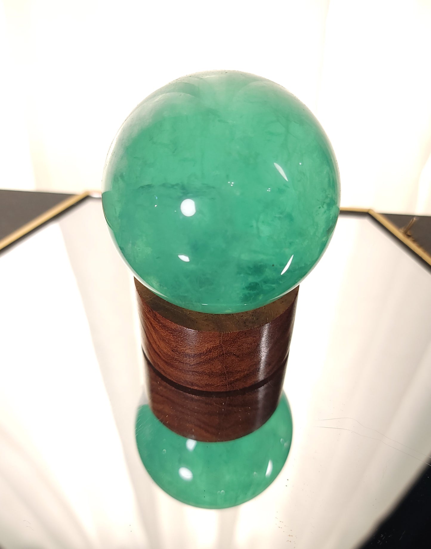 Green Flourite Sphere C