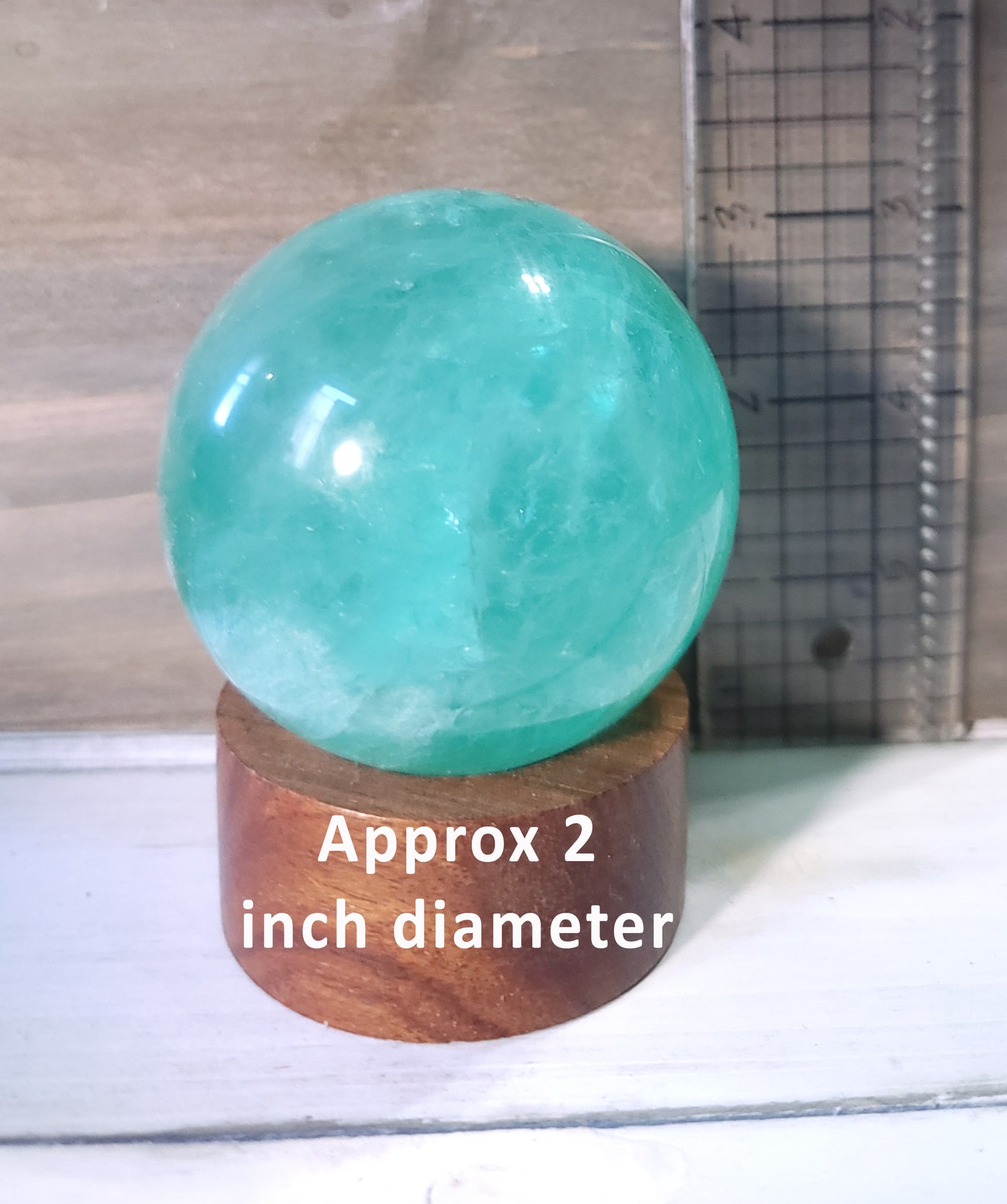 Green Flourite Sphere C