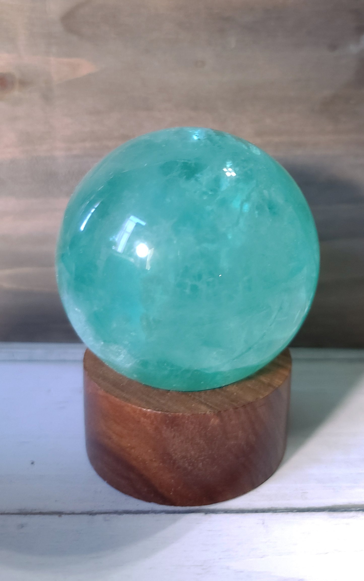 Green Flourite Sphere C