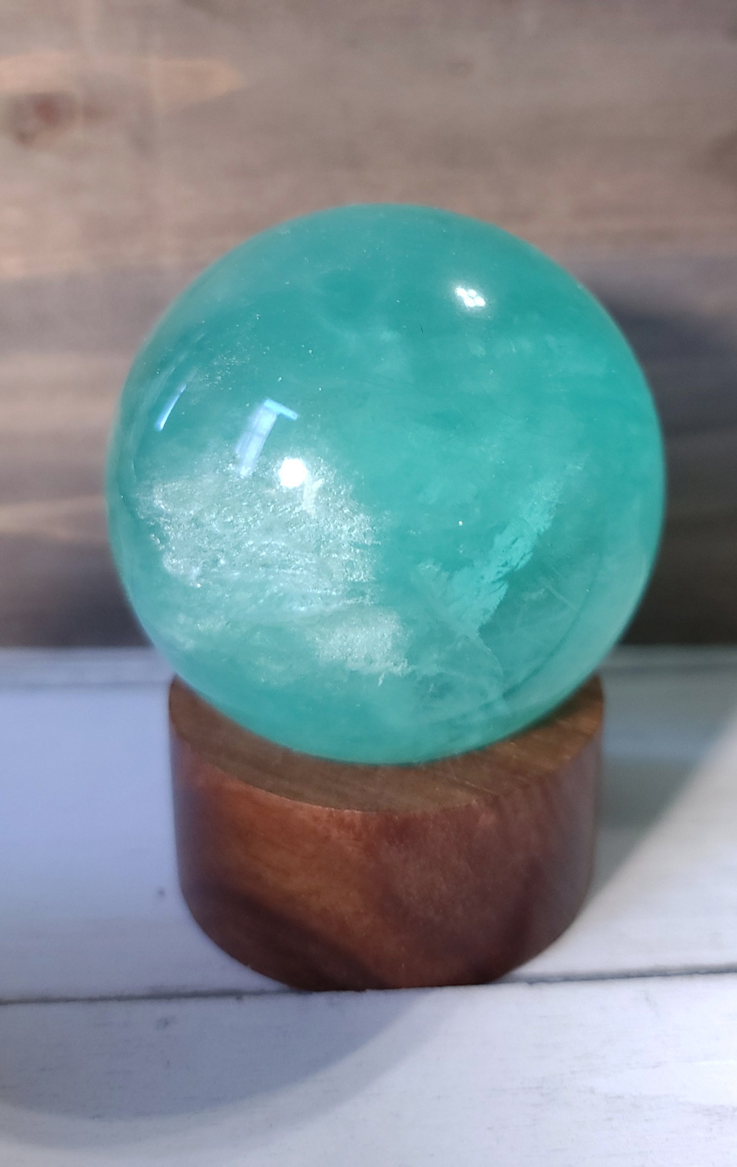 Green Flourite Sphere C