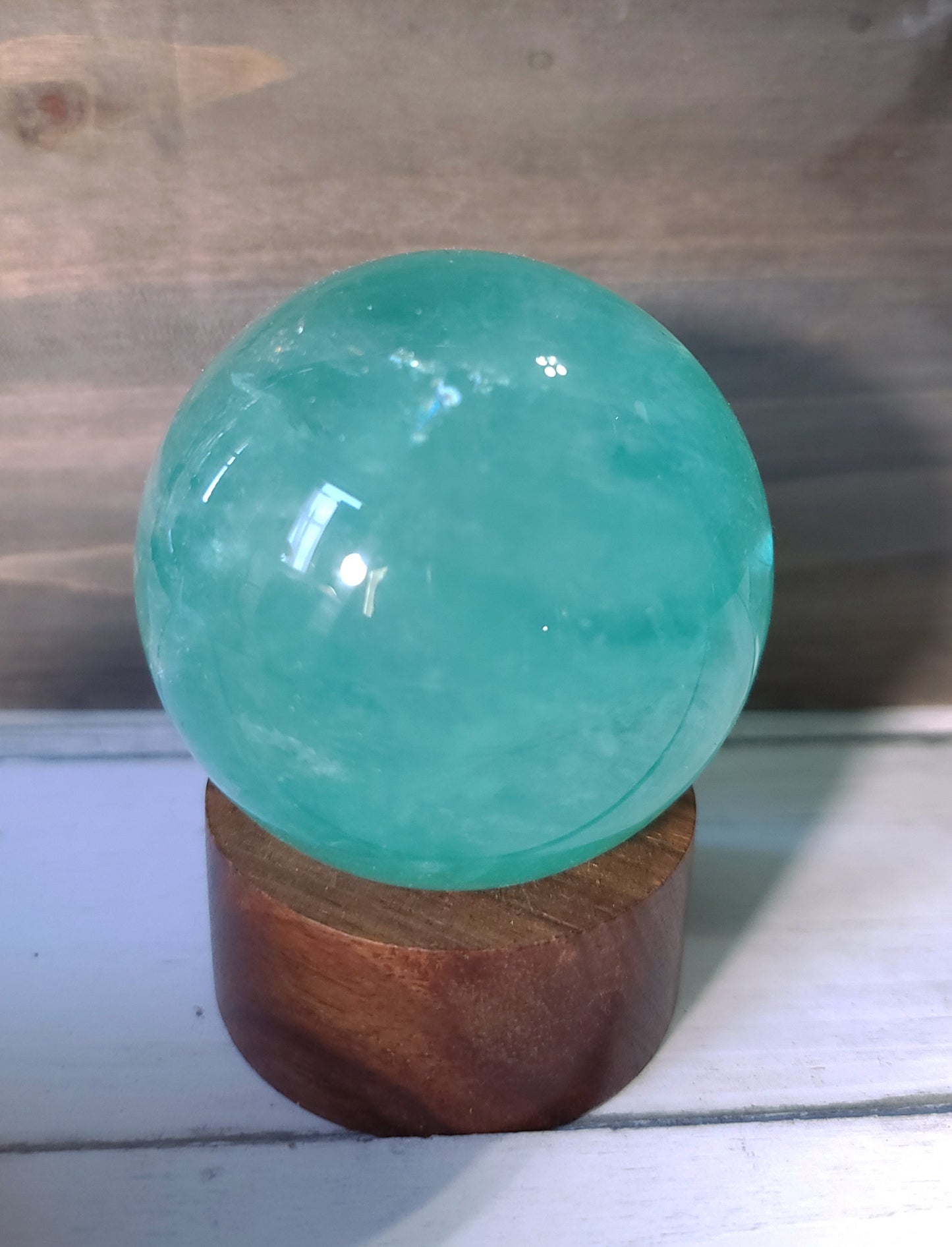 Green Flourite Sphere C