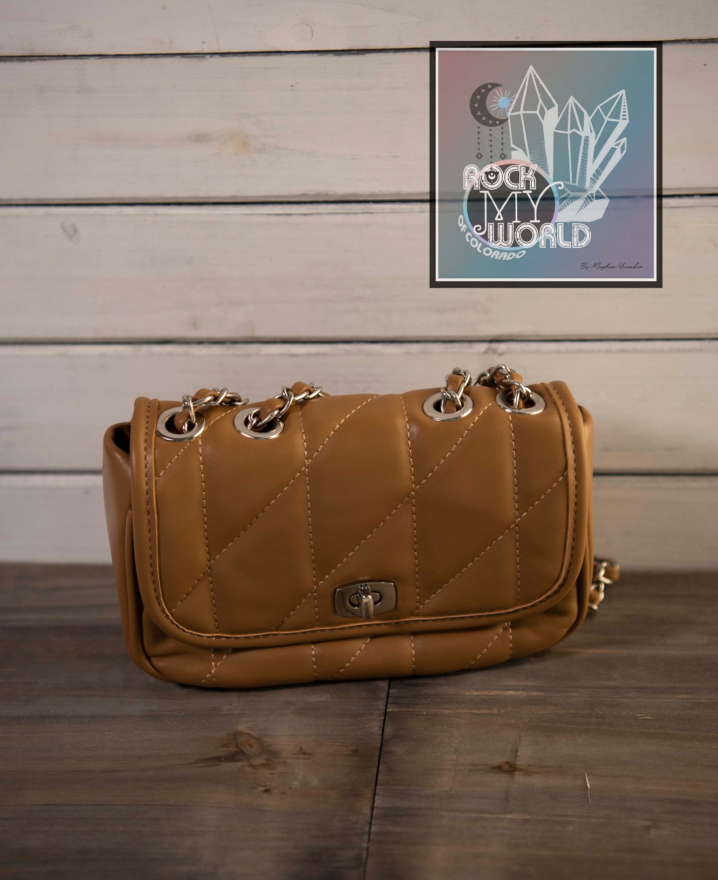 Small Tan Clutch