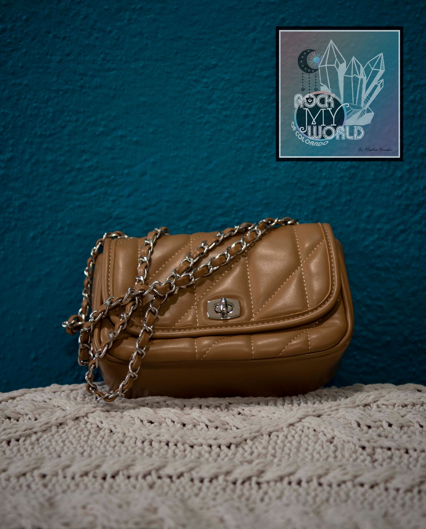 Small Tan Clutch