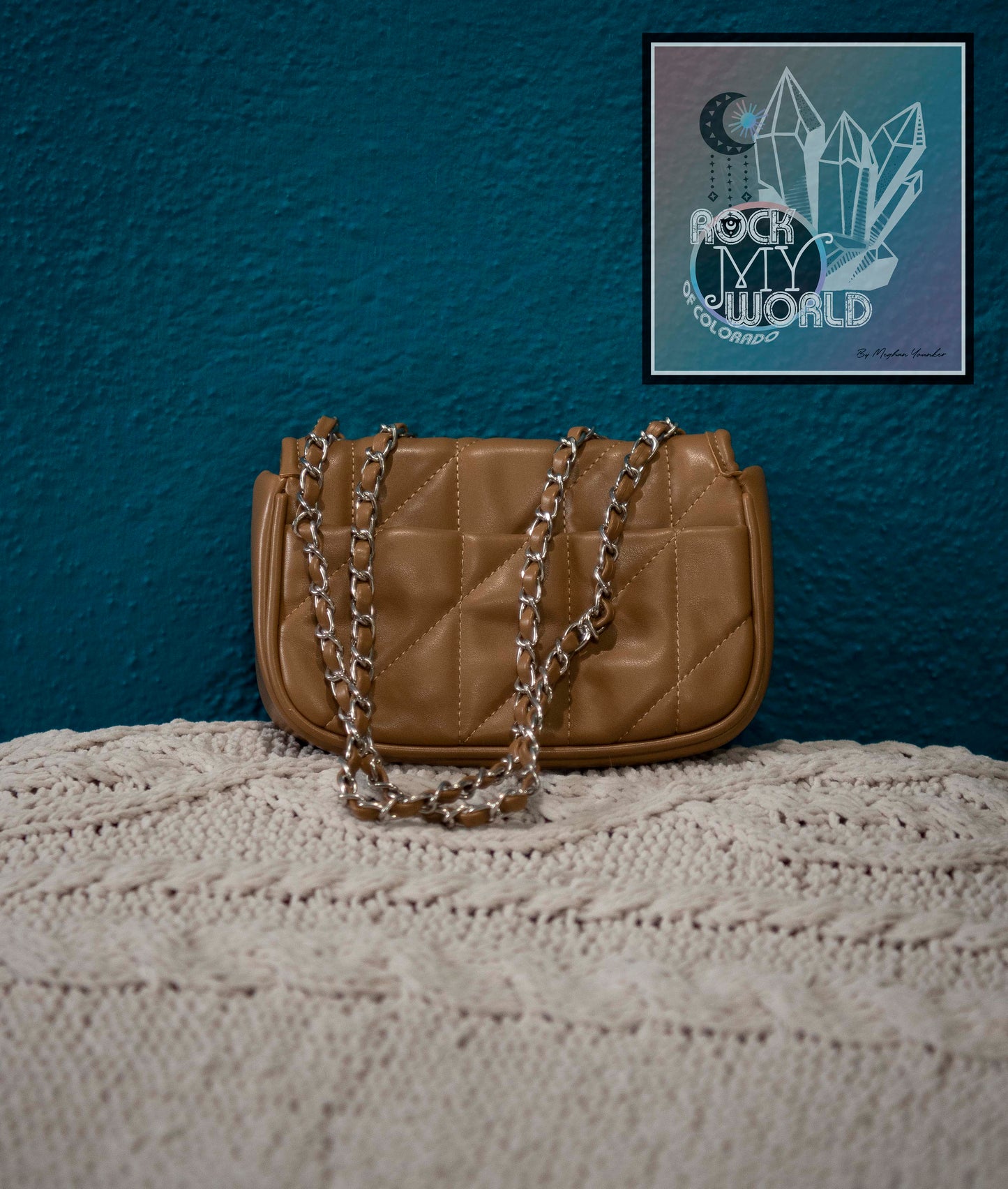 Small Tan Clutch