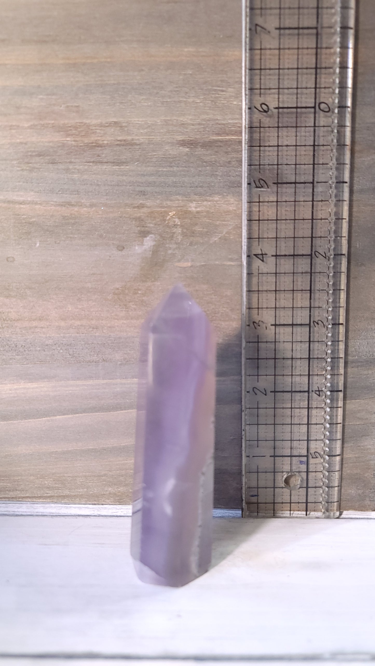 Flourite Tower with RARE vertical Striping