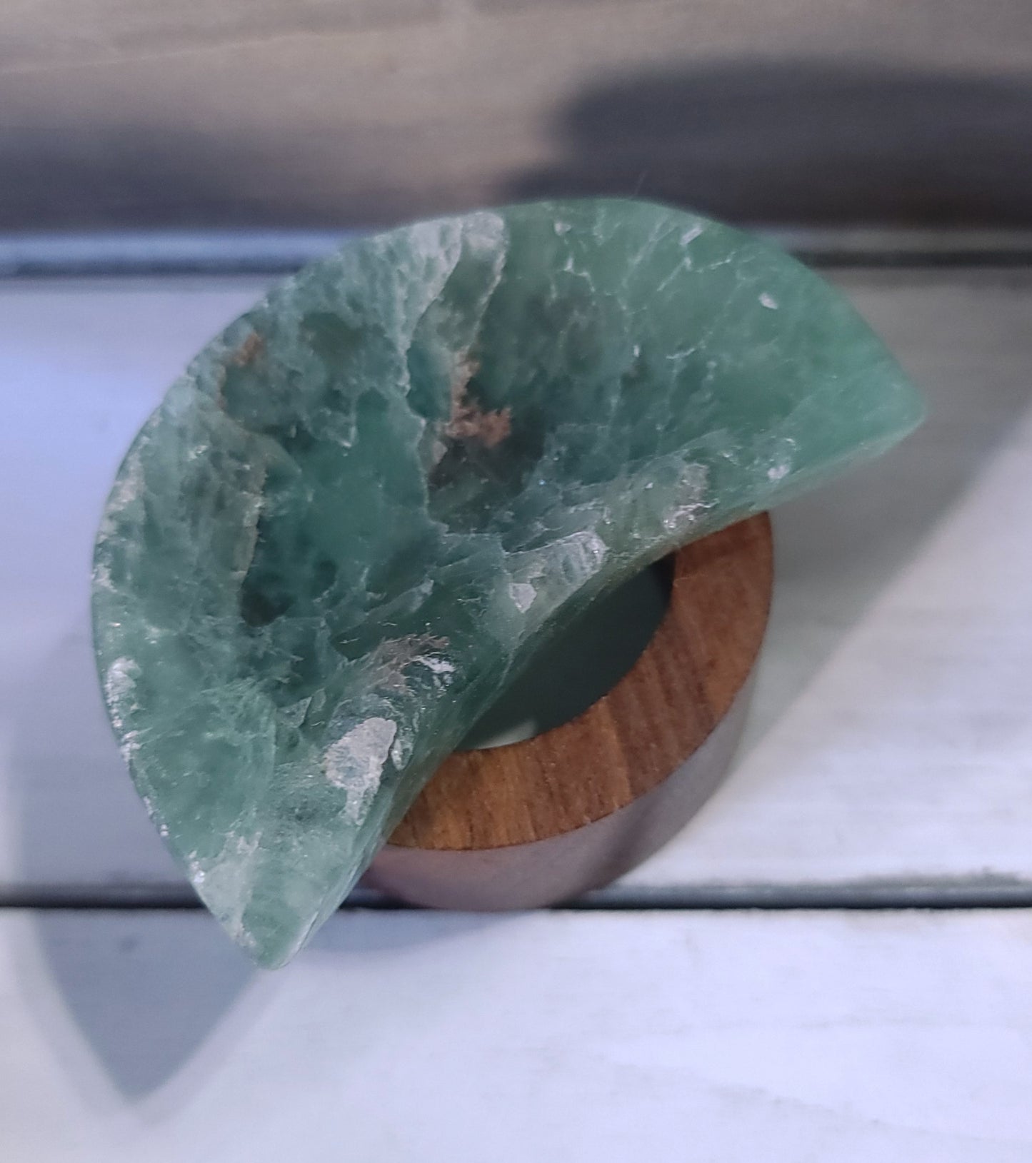 Green Flourite mini Moon Bowl