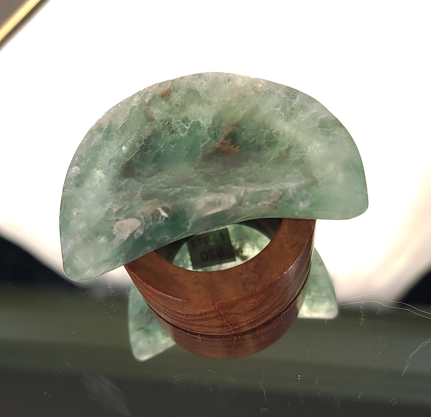 Green Flourite mini Moon Bowl