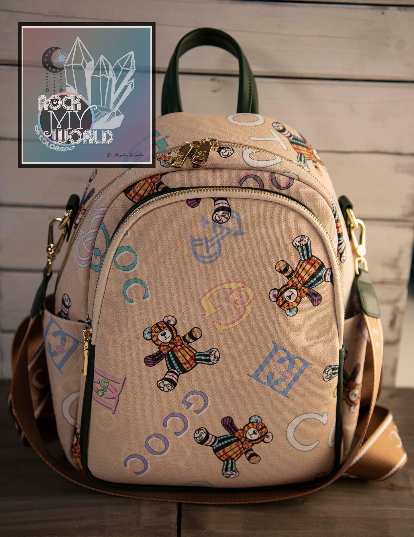 Plaid Bears BackPack