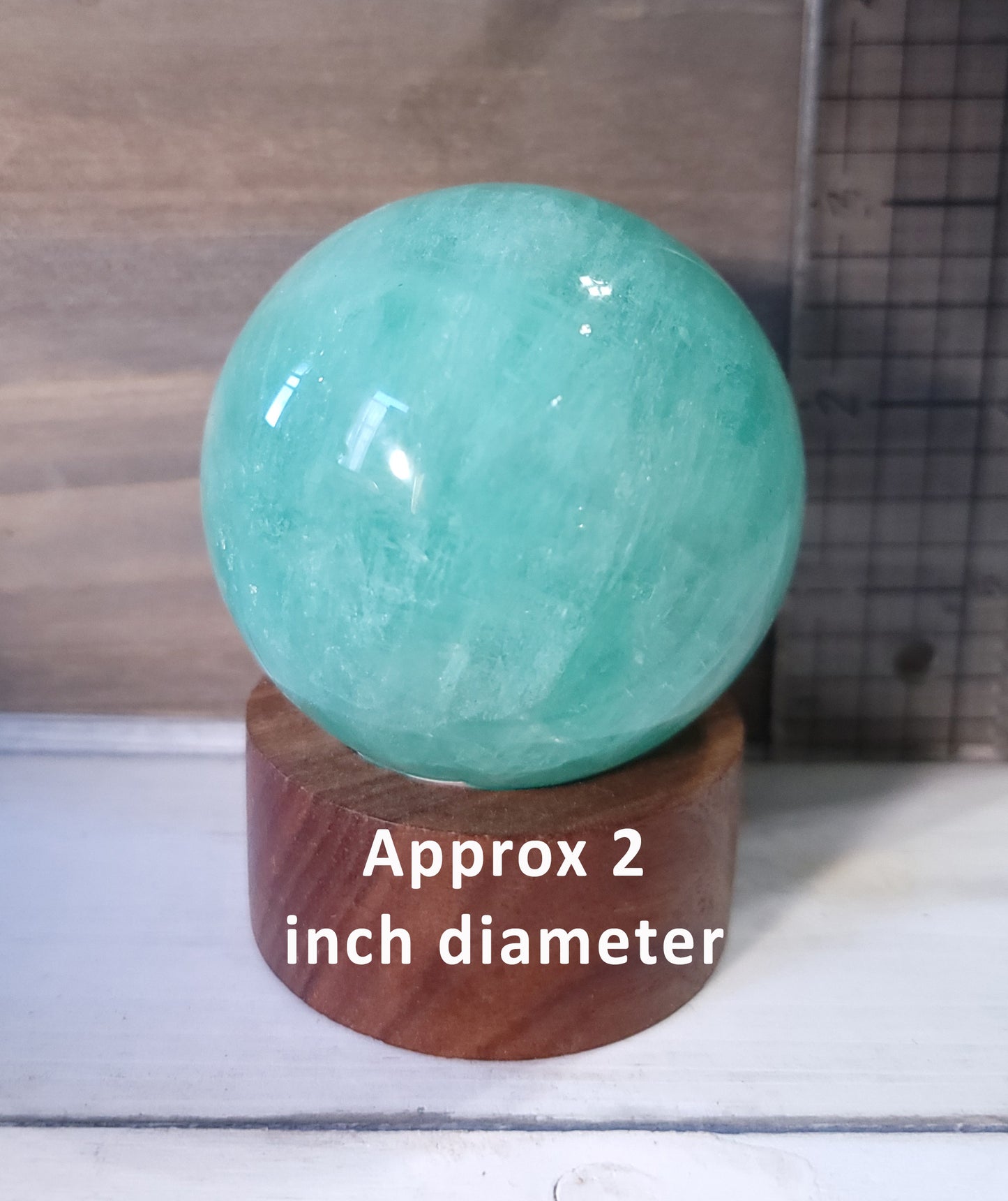 Green Flourite Sphere