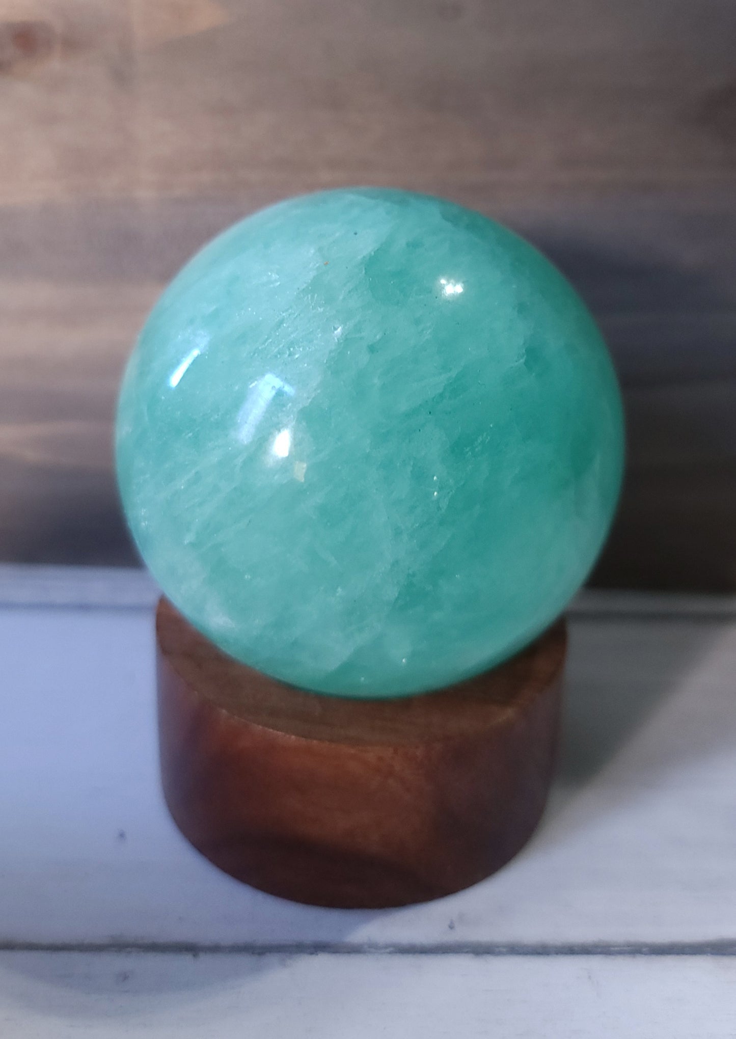 Green Flourite Sphere