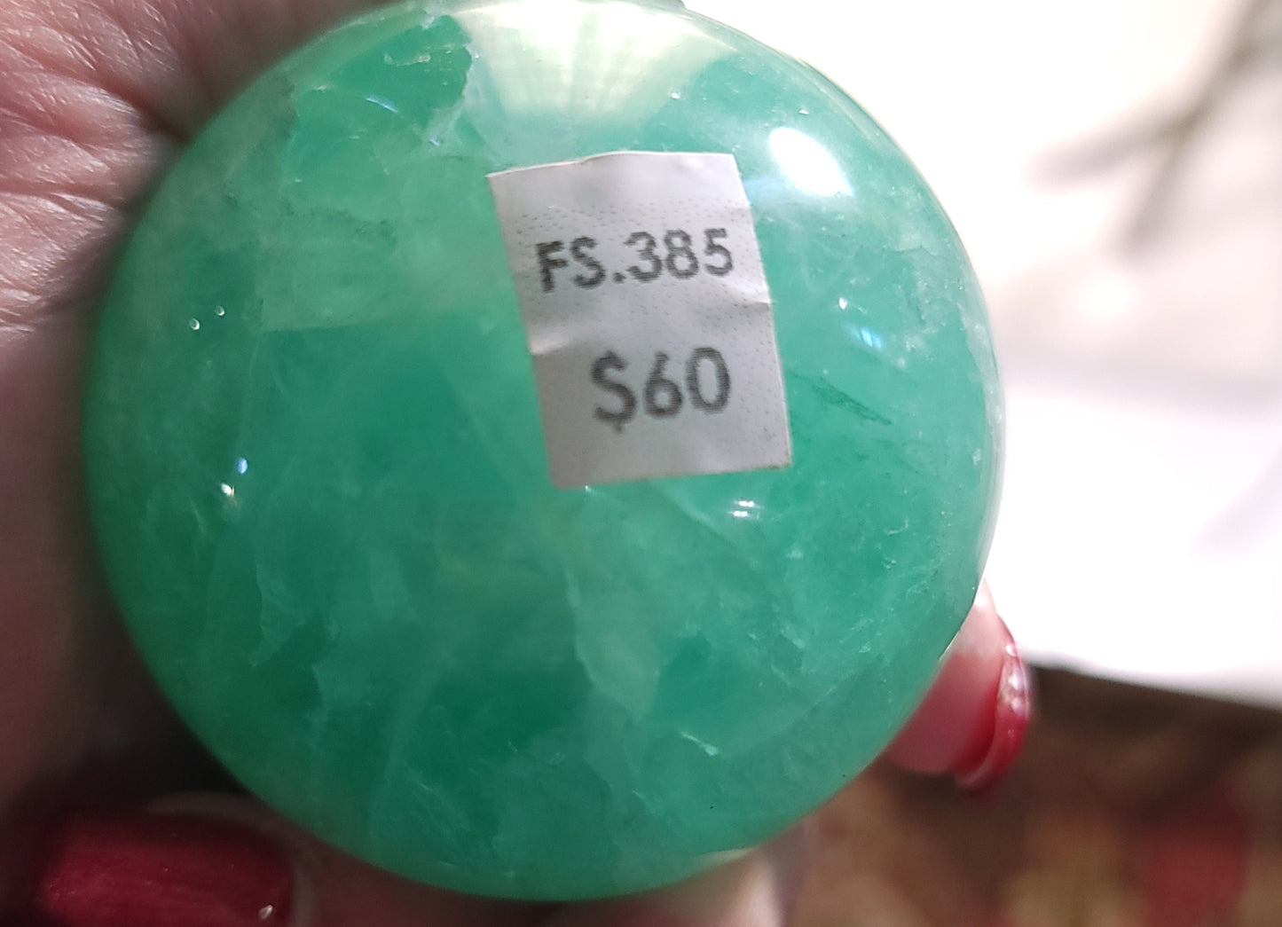 Green Flourite Sphere