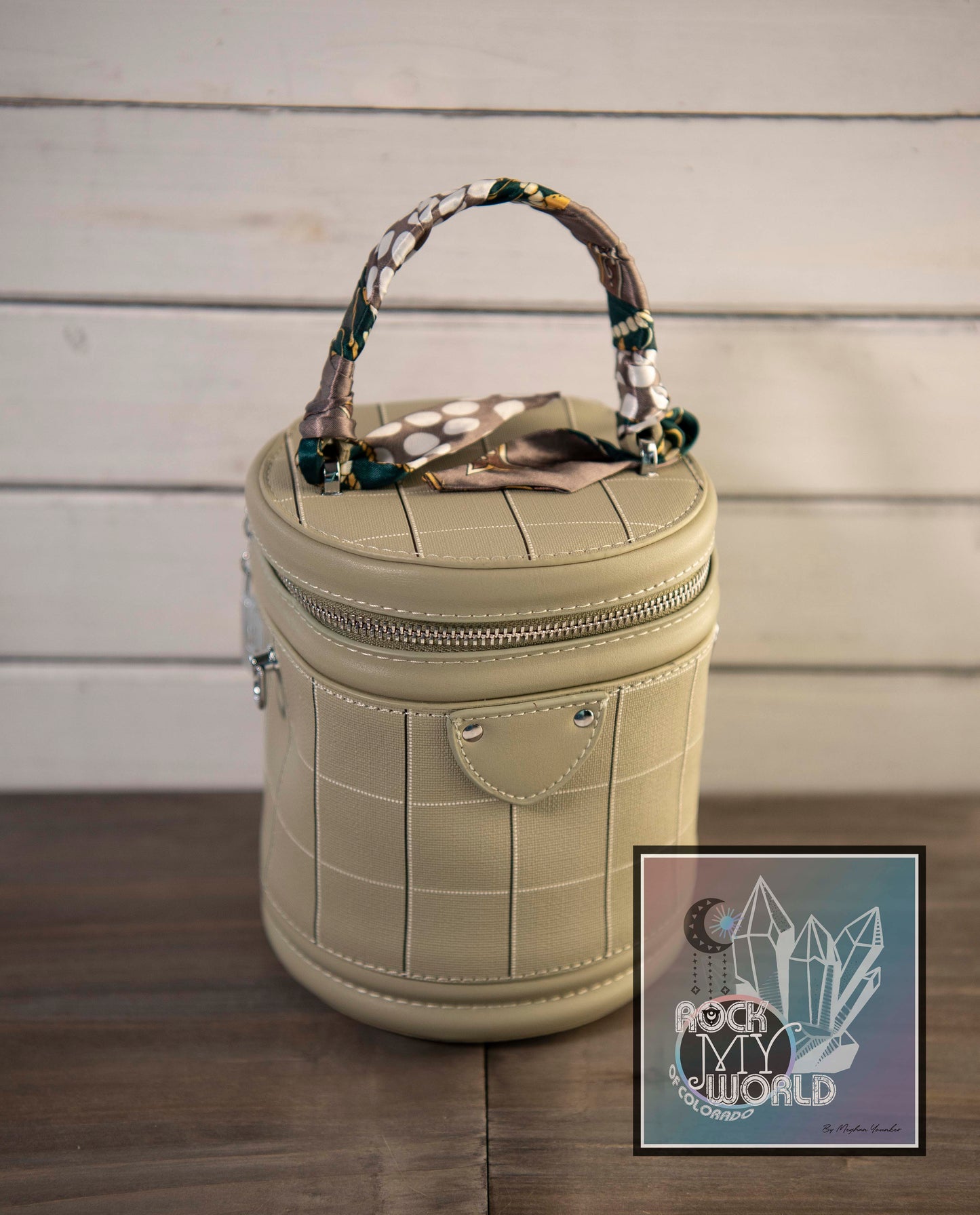 Sage Green Cylinder Bag