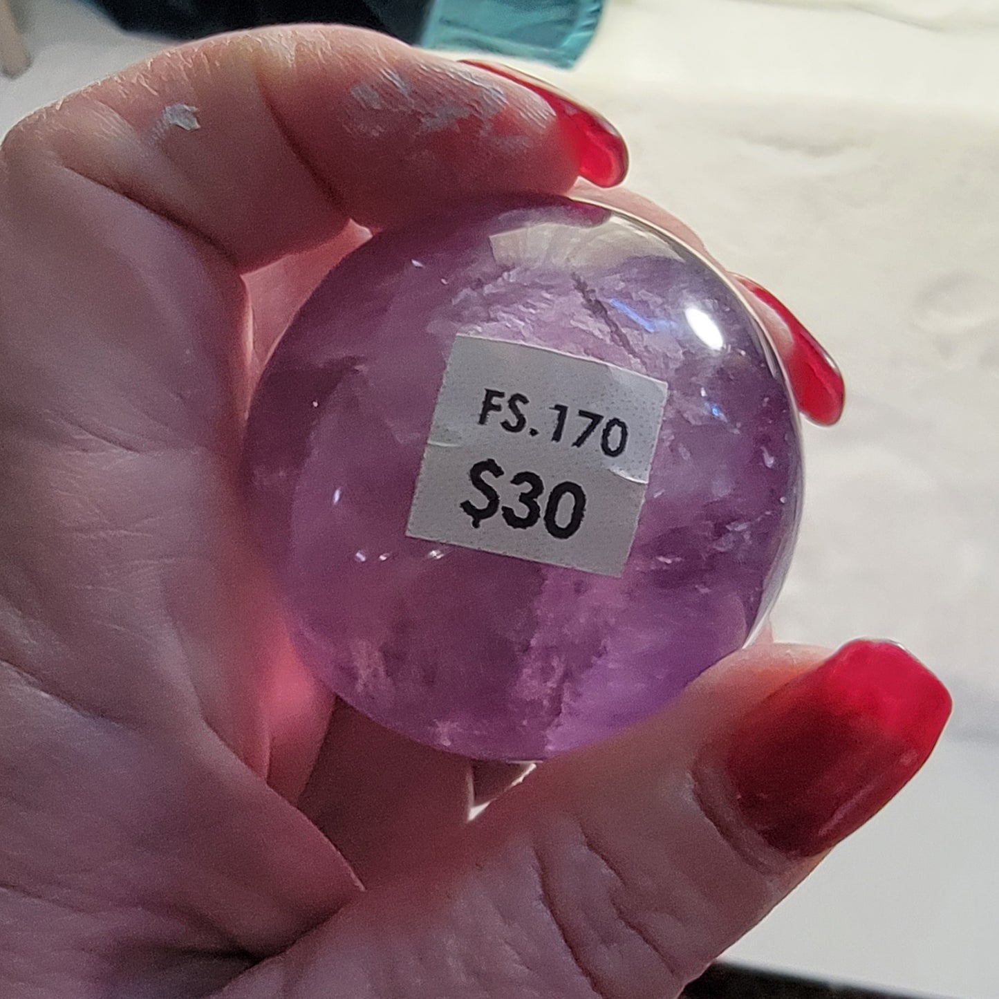 Purple Flourite Sphere